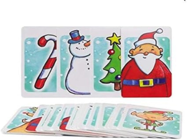 G4GADGET Weihnachts-Snap Kartenspiel – Festliches Familienspiel Für Die Feiertage
