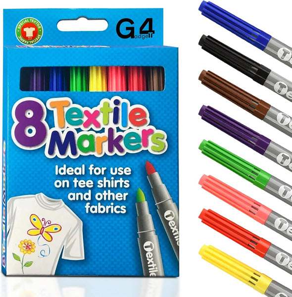 Kids Fabric Pens For T Shirts Mandala Colouring T-Shirt Summer Fun Activity For Kids Grown-Ups  Craftify My Love