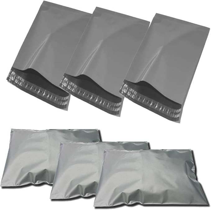100x G4GADGET Mixed Mailing Bags, 25 each of 6"x9", 9"x12", 10"x14", and 12"x16", Strong Self-Seal