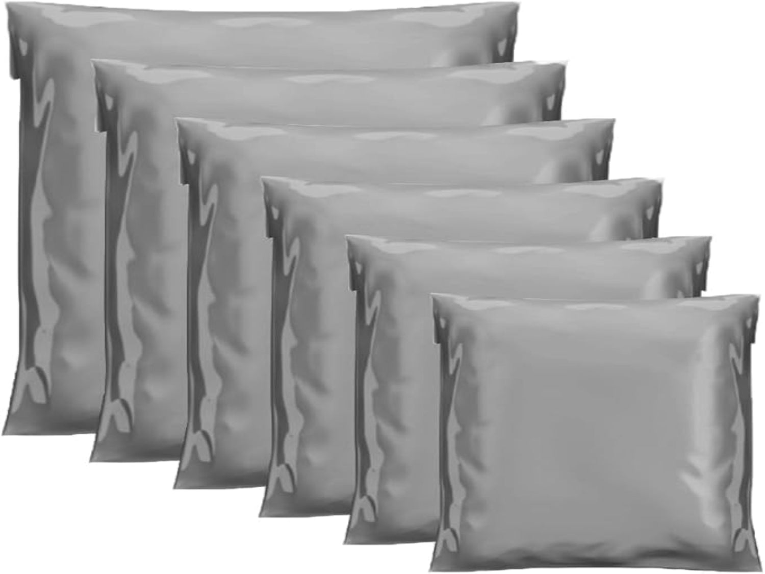 100x G4GADGET Mixed Mailing Bags, 25 each of 6"x9", 9"x12", 10"x14", and 12"x16", Strong Self-Seal