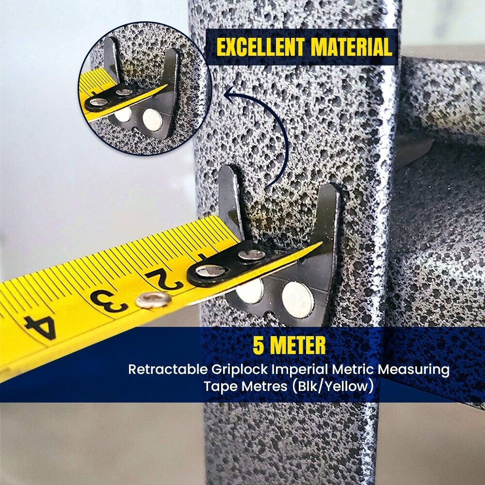 Meter Retractable Sample 5 Meter Retractable Tape Measure Griplock Imperial Metric Measuring ...