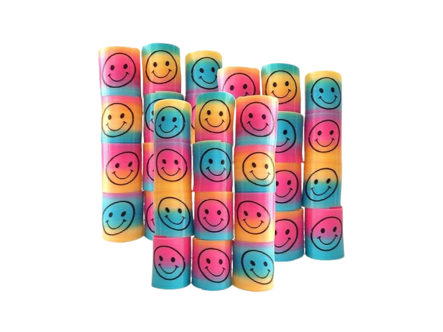 G4GADGET 36 Mini Rainbow Springs – Fun Party Bag Fillers, Pinata Favors, Stocking Fillers, Classroom Prizes for Kids