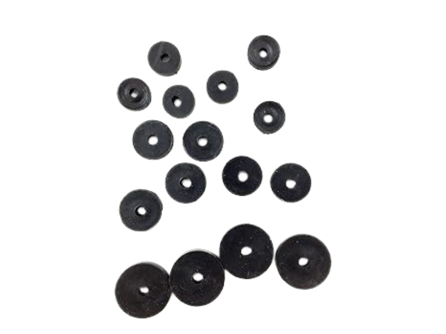 Assortment of Rubber Flat Pack Of 13 Tap Washers 3/8" or 1/2" or 3/4" for Sink or Bath Taps Basin Shower Seal Drip Sizes