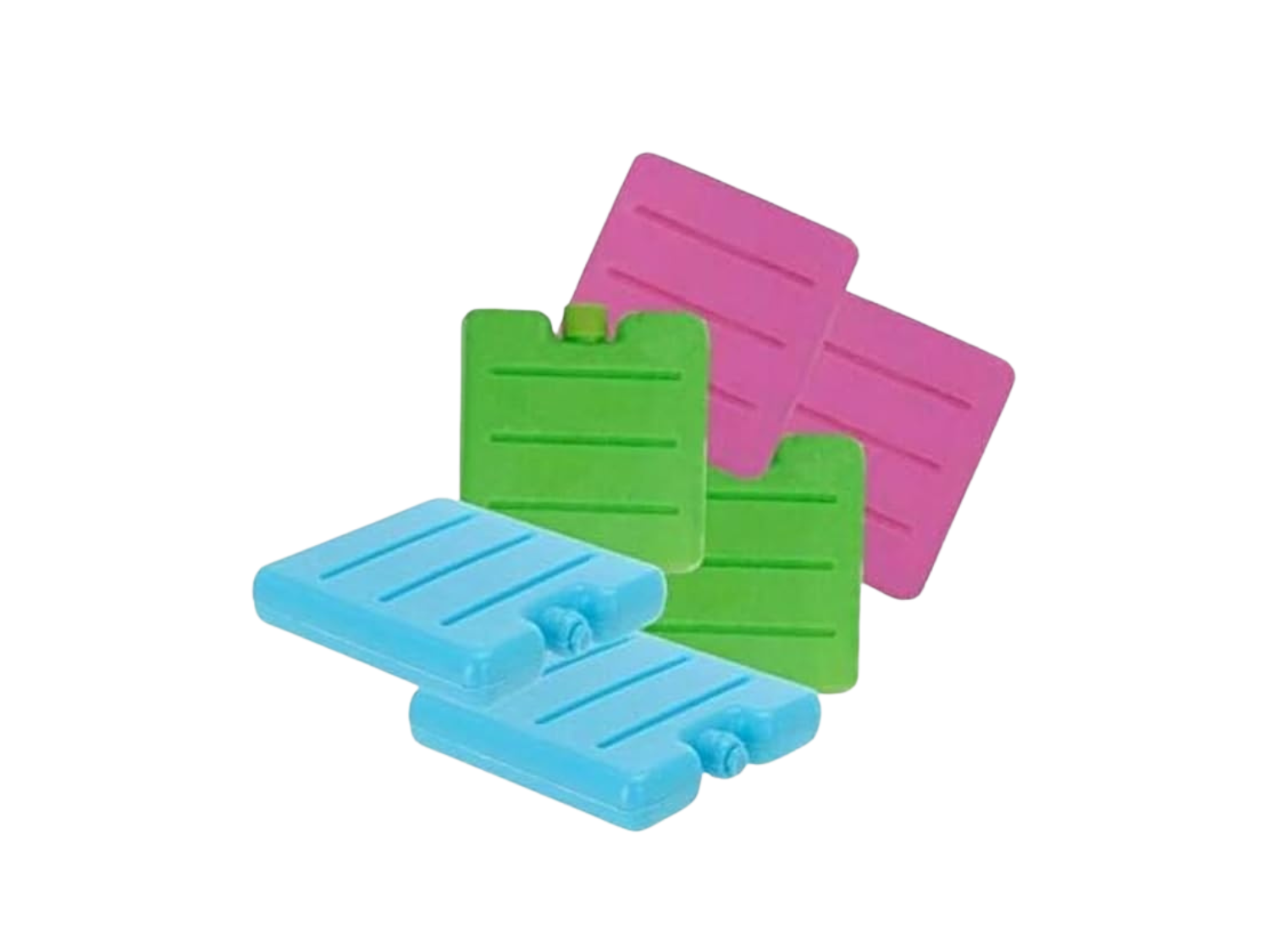 6 Pack 16CM X 9.5CM Freezer Blocks Ice Brick Pack Block Blocks Freezer Cooler Bag Box Travel Picnic